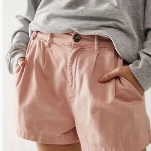 Free People High Waist Blush Chino Shorts
